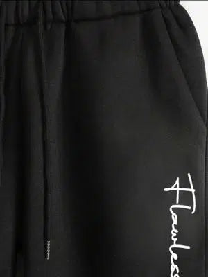 2 Pcs Unisex Dri Fit Printed Sweatshirt Track Suit